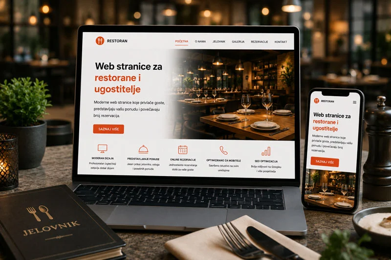 Web stranice za restorane i ugostitelje Web stranice za restorane i ugostitelje