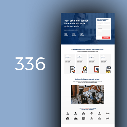 Izrada web stranica za agencije - predložak 18