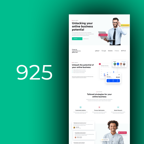 Izrada web stranica za poslovne konzultante - predložak 4