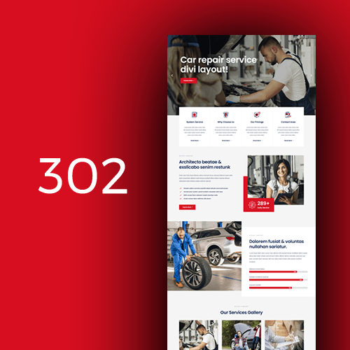 Izrada web stranica za automobile - predložak 1