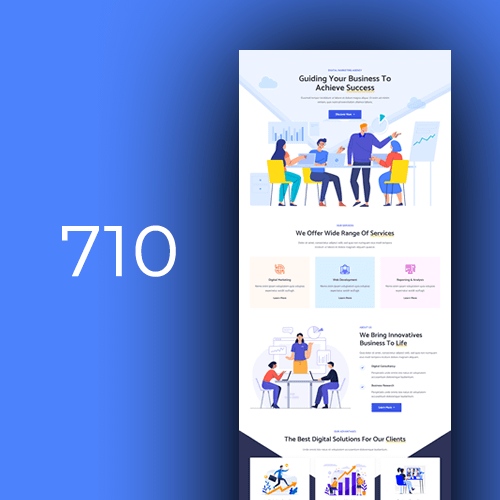 Izrada web stranica za digitalni marketing - predložak 11