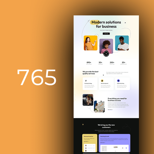 Izrada web stranica za digitalni marketing - predložak 8