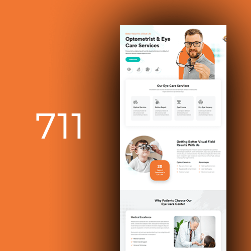 Izrada web stranica za optometrijske usluge