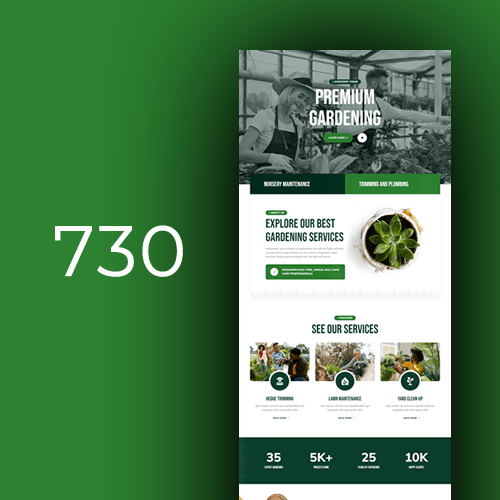 Izrada web stranica za vrtlarstvo