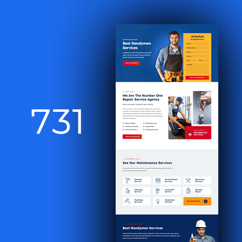 Izrada web stranica za kućanske popravke
