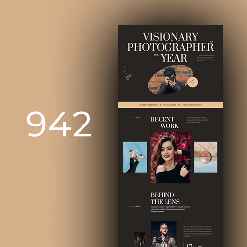 Izrada web stranica za fotografa