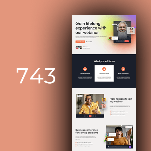 Izrada web stranica za webinare